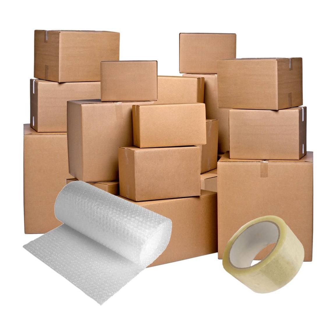 Boxes and packaging materials