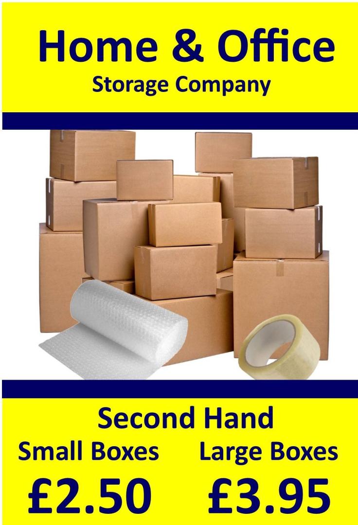 Home & Office Poster 5 Large and Small Boxes Portrait